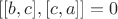 $[[b,c], [c,a]]=0$