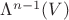 $\Lambda^{n-1}(V)$