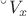 $&ndash;V_x$