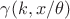 $\gamma(k, x/\theta)$
