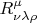 $R^{\mu}_{ \nu\lambda\rho}$