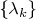 \{\lambda_k\}