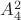 $A^2_4$