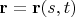 $\mathbf r=\mathbf r(s, t)$