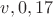 ${v,0,17}$