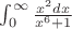 $\int_0^{\infty} \frac{x^2dx}{x^6+1}$