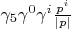 $\gamma_5\gamma^0\gamma^i\frac{p^i}{|p|}$