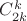 $C_{2k}^{k}$ $C_{2k}^{k}$