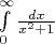 $\int\limits_{0}^{\infty} \frac{dx}{x^2+1}$