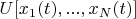$U[x_1(t),...,x_N(t)]$