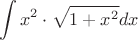 $$\int\limits x^{2}\cdot \sqrt{1+x^{2}}dx$$