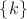 $\{k\}$