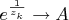 $e^{\frac1{z_k}}\to A$