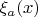 $\xi_a (x)$