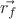 $\vec{r_f}$