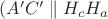 $(A'C' \parallel H_cH_a $