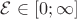$\mathcal{E} \in [0;\infty]$