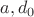 $a, d_0$