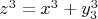 $z^3= x^3+y_3^3$