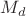 $ M_d$