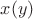 $\[x(y)\]$