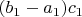 $ (b_1-a_1)c_1$