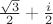 $\frac{\sqrt3}{2}+\frac{i}{2}$