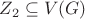 $Z_2\subseteq V(G)$ $Z_2\subseteq V(G)$