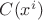 $C(x^{i})$ $C(x^{i})$