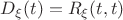 $D_\xi(t) = R_\xi(t,t)$