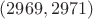 $(2969,2971)$