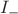 $I_-$