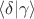 $\langle\delta\vert\gamma\rangle$