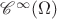 $\mathscr{C}^\infty(\Omega)$