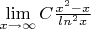 $\lim \limits_{x \to \infty}C {\frac {x^2-x} {ln^2 x}$