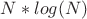 $N*log(N)$