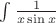 $\int{\frac 1 {x\sin x} }$
