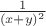 $\frac 1 {(x+y)^2}$