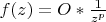 $f(z) = O \ast \frac{1}{z^p}$