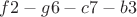 $f2-g6-c7-b3$