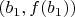 $(b_1, f(b_1))$