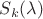 $S_k(\lambda)$