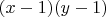 $(x-1)(y-1)$