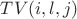 $TV(i,l,j)$