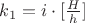 $k_1=i \cdot [\frac{H}{h}]$
