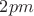 $2pm$
