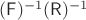 $(\mathsf F)^{-1}(\mathsf R)^{-1}$