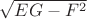 $\sqrt{EG-F^2}$