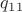 $q_{11}$
