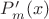 $P'_m(x)$